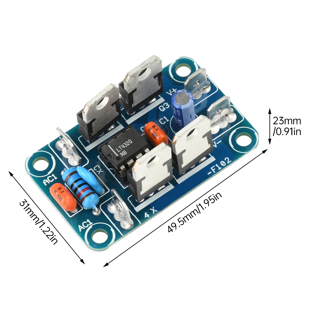 Module de pont redresseur à Diode idéal AC 7-40V, amplificateur de puissance Lt4320 classe A adapté au Tube redresseur amélioré Jlh1969