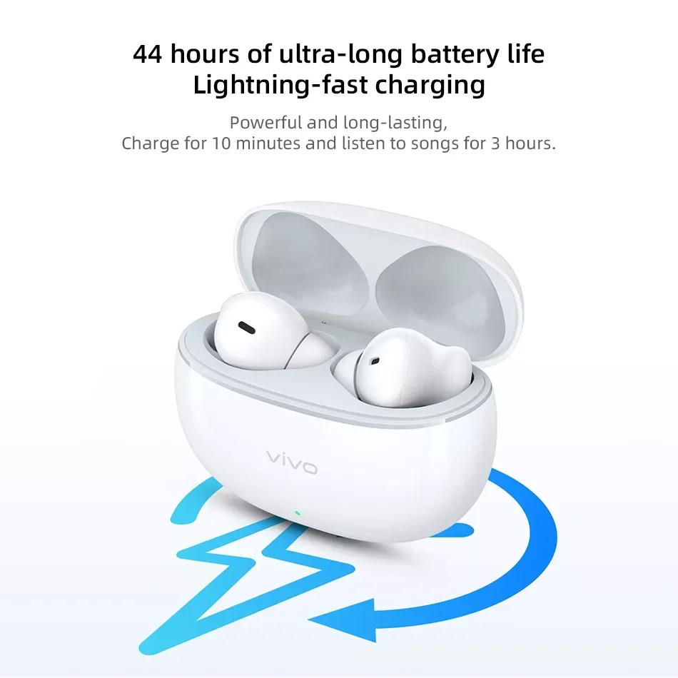 Auricolari originali vivo TWS 3e Bluetooth veri wireless in-ear a lunga durata della batteria cuffie intelligenti con riduzione attiva del rumore