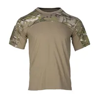 Outdoor Tactical Hiking T-Shirts Men Combat CP Camouflage short Sleeve Hunting Climbing Shirt Cotton Sport Clothes