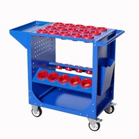 Workshop tool cart trolley mobile tool cabinet auto repair workshop heavy maintenance multi-function rack spare parts trolley
