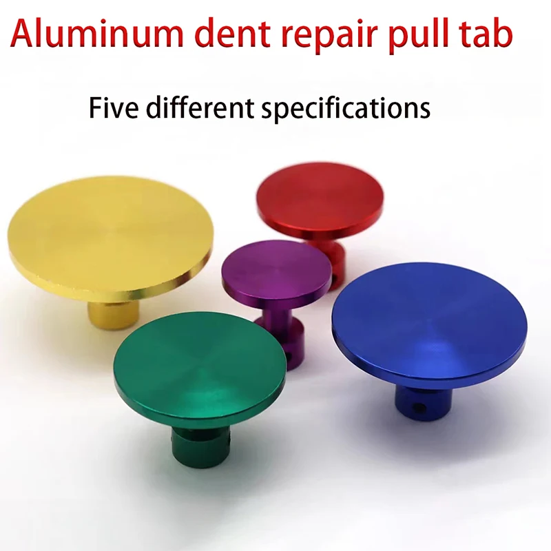 5 Pieces Of Car Dent Repair Aluminum Pull Tab Scratch Free Sheet Metal Painting Concave And Convex Body Sheet Metal Repair Tool