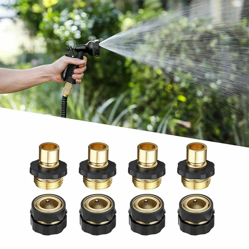 

2/4pcs 3/4" Thread Garden Quick Connector Water Gun Joints Washing Machine Adapter Garden Irrigation Fittings