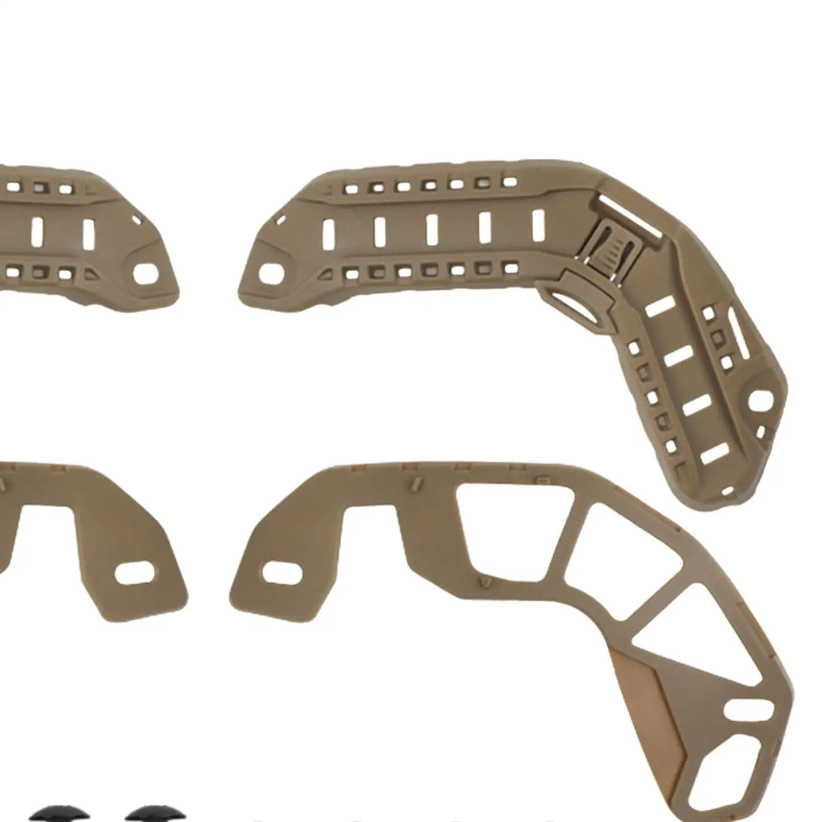 Helmet Rail Connector Nylon Easy Installation Helmet Upgrade Parts