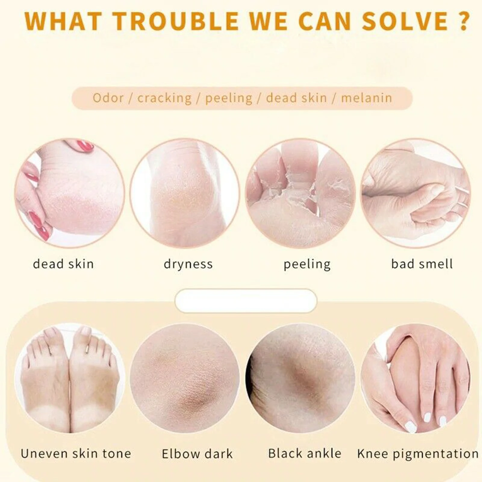 100ml Foot Peeling Spray Elbow Exfoliating Essence Pedicure Cosmetics Non-Irritating Moisturizing Clean & Brighten Skin