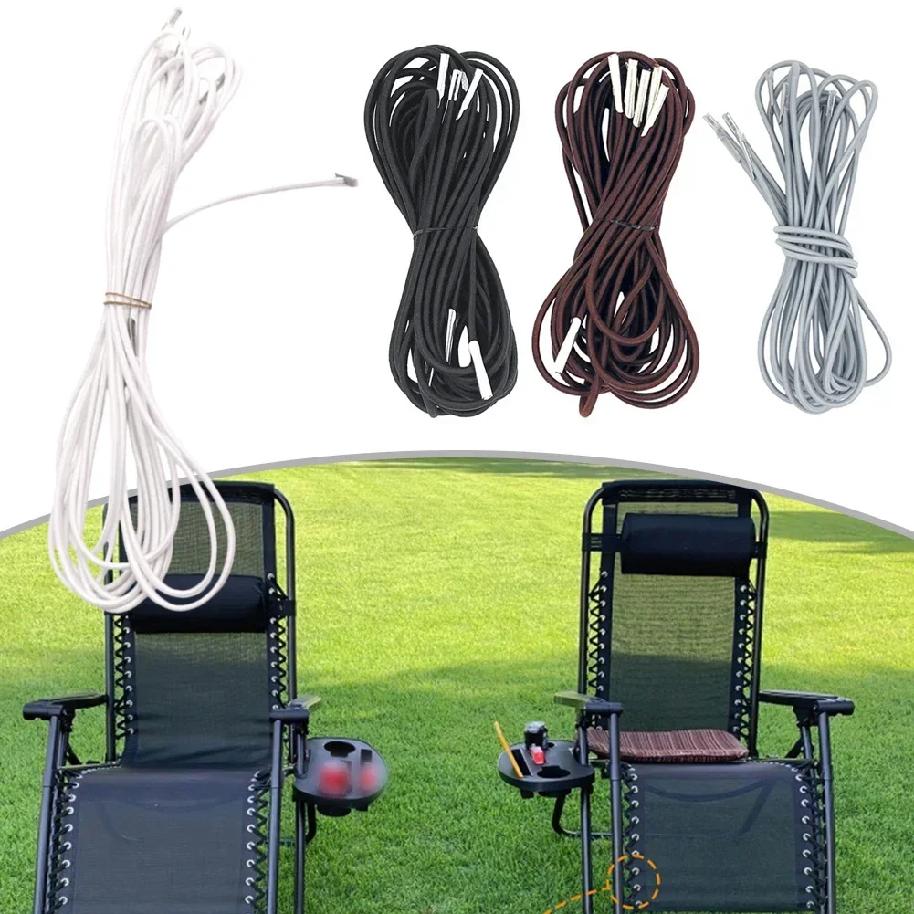 

4PCS Bungee Cord Set For Various Deck Chairs, Provides Easy 220cm&140cm Chaise Rope Sun Chairs Loungers Replacement Cord