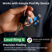 For Android Google Find My Device Air tag Bluetooth Smart tag GPS Global tracking and positioning for Key Pet luggage Bag Kids