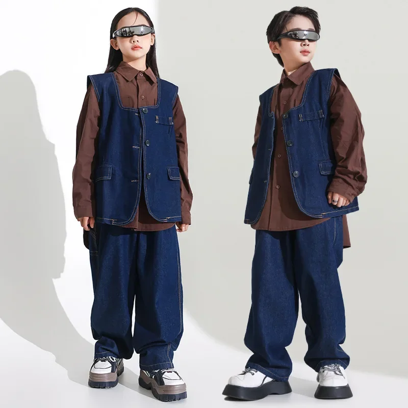 

Girls' Jazz Dance Costume Handsome Japanese Street Dance Performance Costume Set Children's Walk Stage