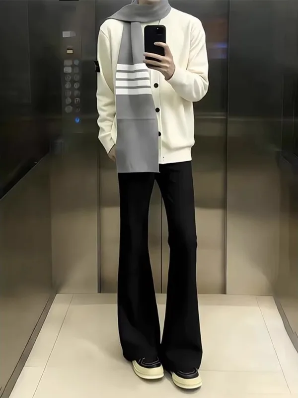 

Мужские джинсы American Vibe прямого кроя, облегающие, весенняя новинка, стильные брюки в узкой версии, модные повседневные джинсы