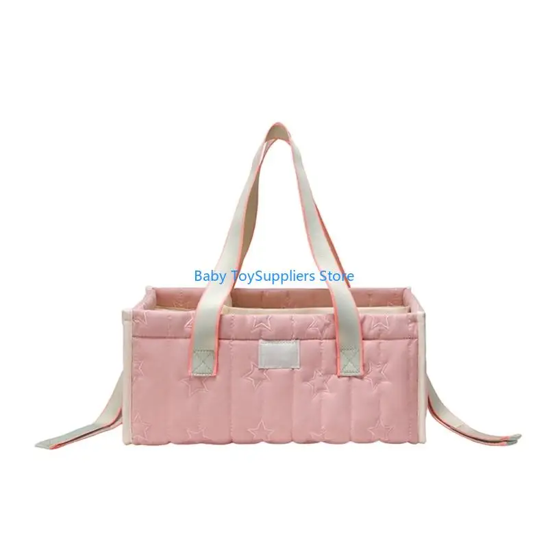 

R1WF Stylish Nursery Storage Solution for Carriages Including Spacious Pockets Large Capacity Baby Strollers Diaper Bag