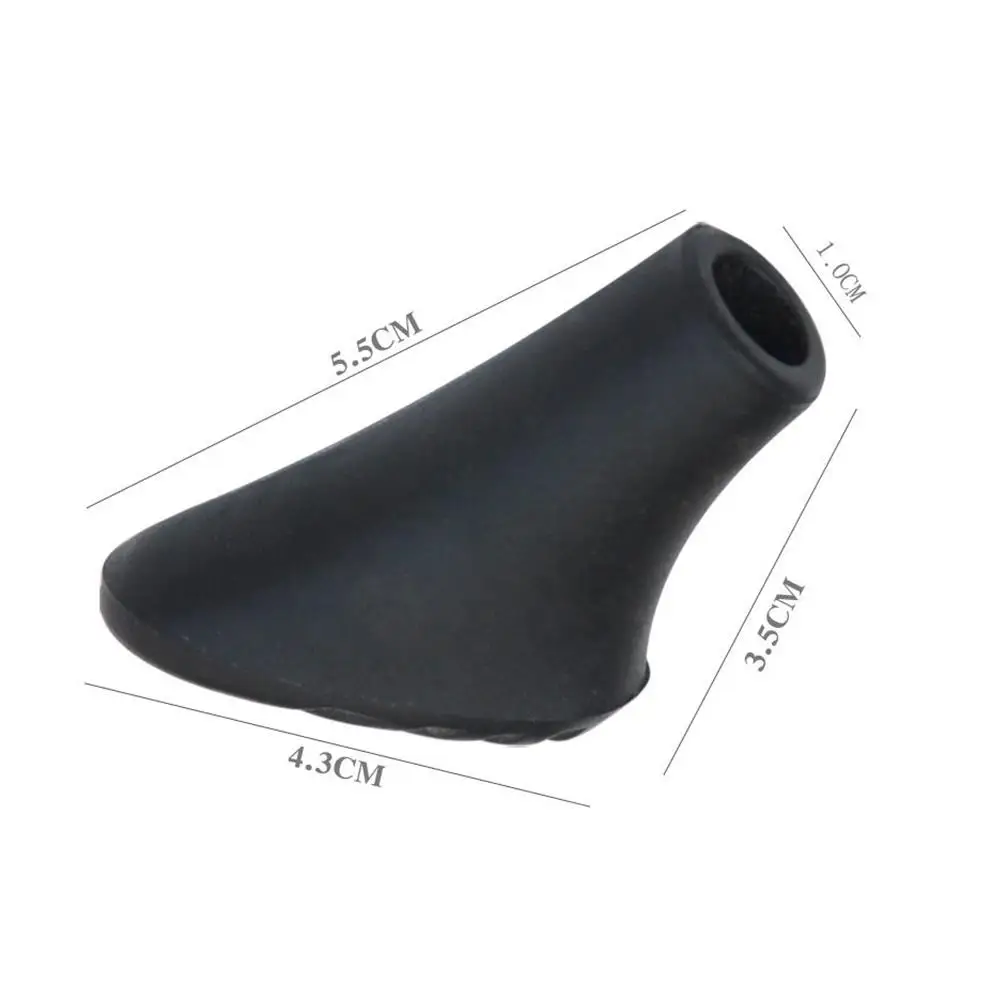 6PCS Trekking Pole Tips Walking Stick Rubber Small Round Head Durable Lightweight Shock Absorbing Anti Skid Camping Hiking