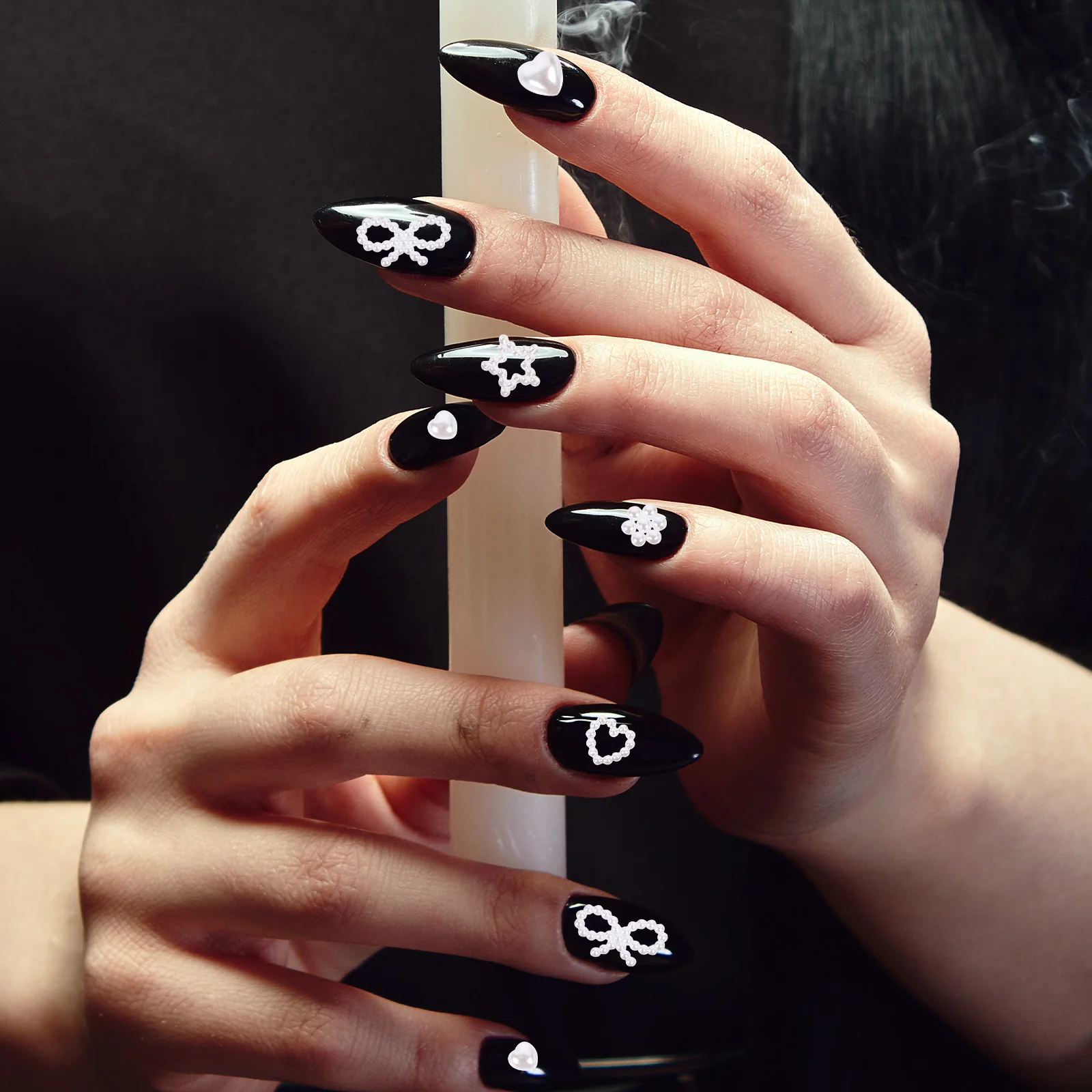 

1Set Nail Patches Stylish DIY Manicure Accessories Create Charming Unique Nail Art Decoration Manicure Charm