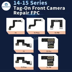 JCID Front Camera Tag-on Repair Flex  Solved Out-of-focus Photography Camera Lag for For IPhone 14-15ProMax Front Camera Repair