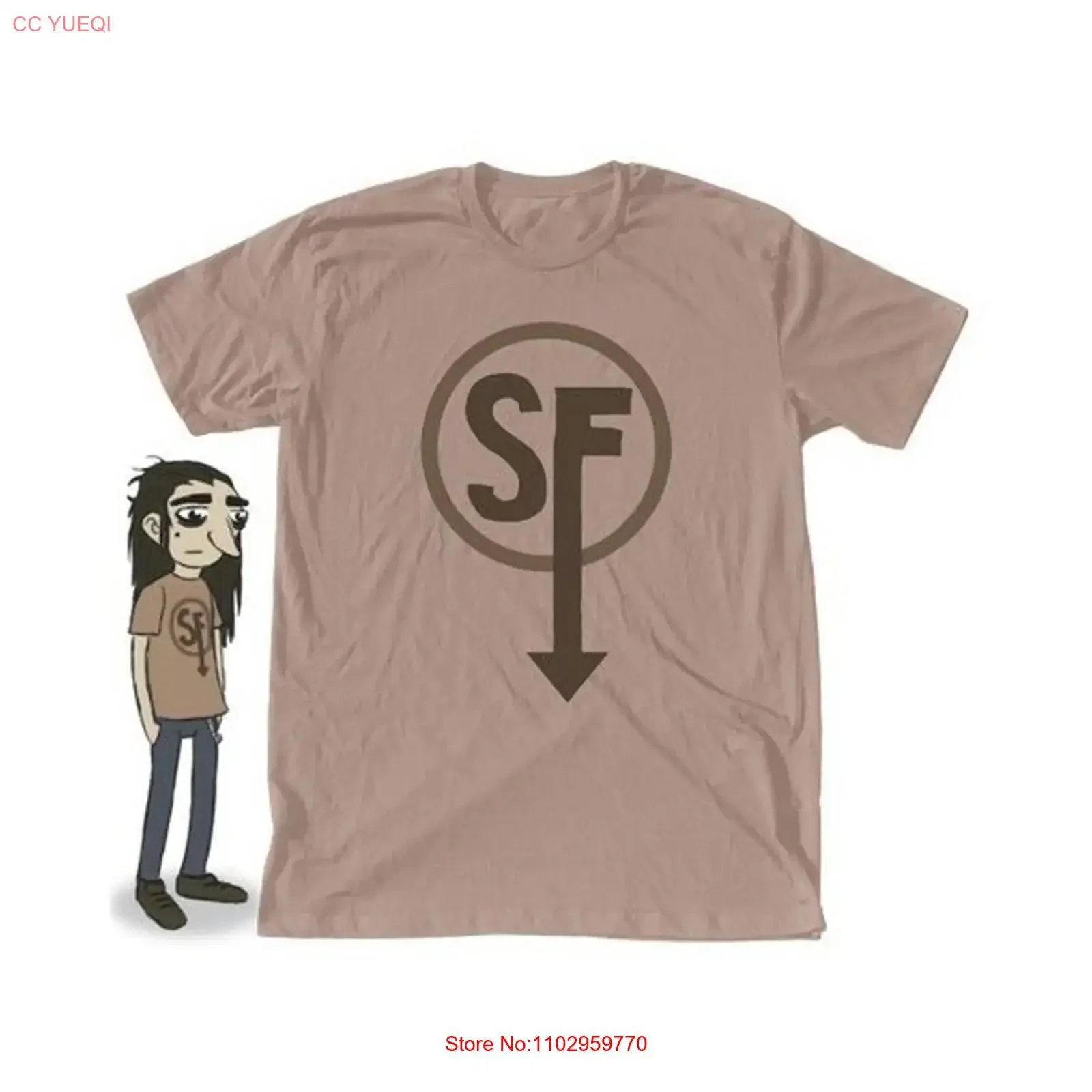 T-shirt rétro Sanities Fall S-5XL vintage délavé légèrement unisexe homme, haut décontracté doux pour le quotidien, streetwear extensible