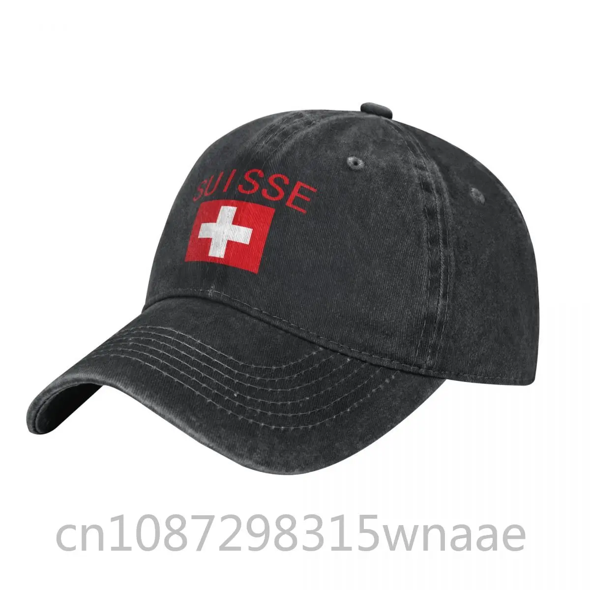 

Switzerland SUISSE Funny Baseball Cap cotton Hats Adjustable Hat Fashion Casual Cap Truck driver Hat