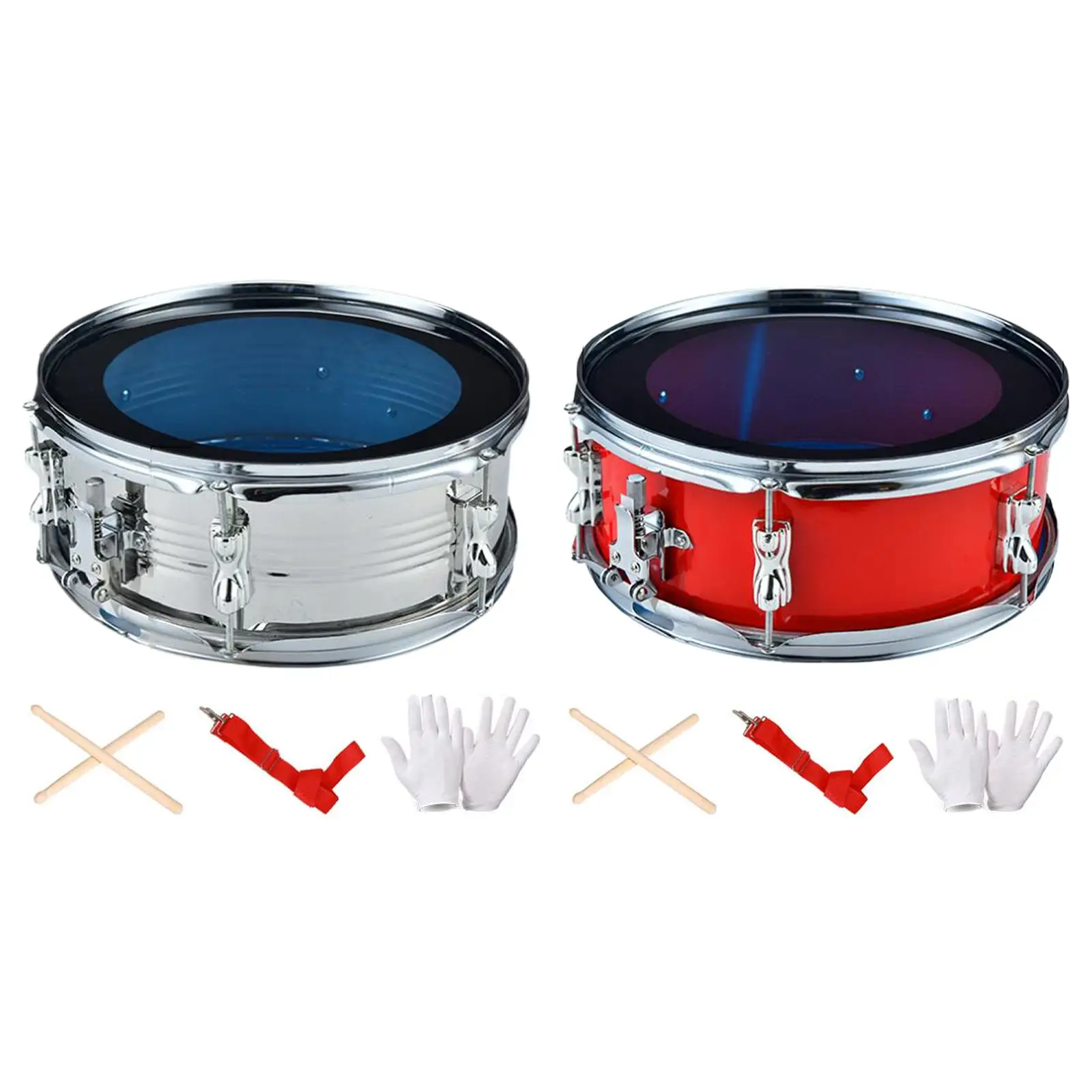 13inch Snare Drum Educational Toy Double Tone Drum for Children Teens Kids