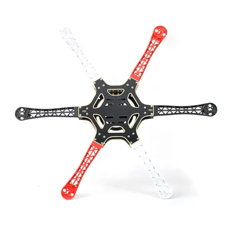 Drone F450 avec caméra, KIT de roue de flamme, cadre 450 pour RC MK MWC 4 axes RC Multicopter Quadcopter Heli multi-rotor avec train terrestre