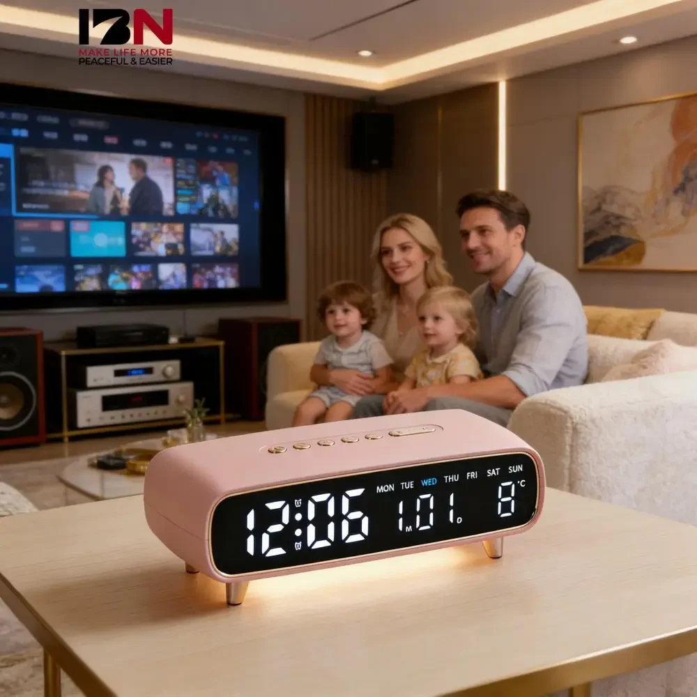 Multifunctional Led Digital Alarm Clock With Ambient Night 7 Multifunctional Led Digital Alarm Clock With Ambient Night