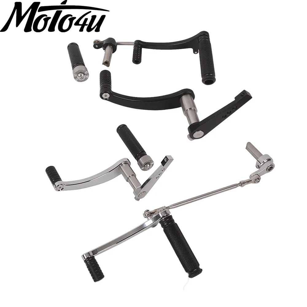 

Motorcycle Footrest Rear Sets Foot Pegs Rests Rearset Footpeg Accessories Black Silver For BMW R65 R60 R75 R90 R100 R100RS