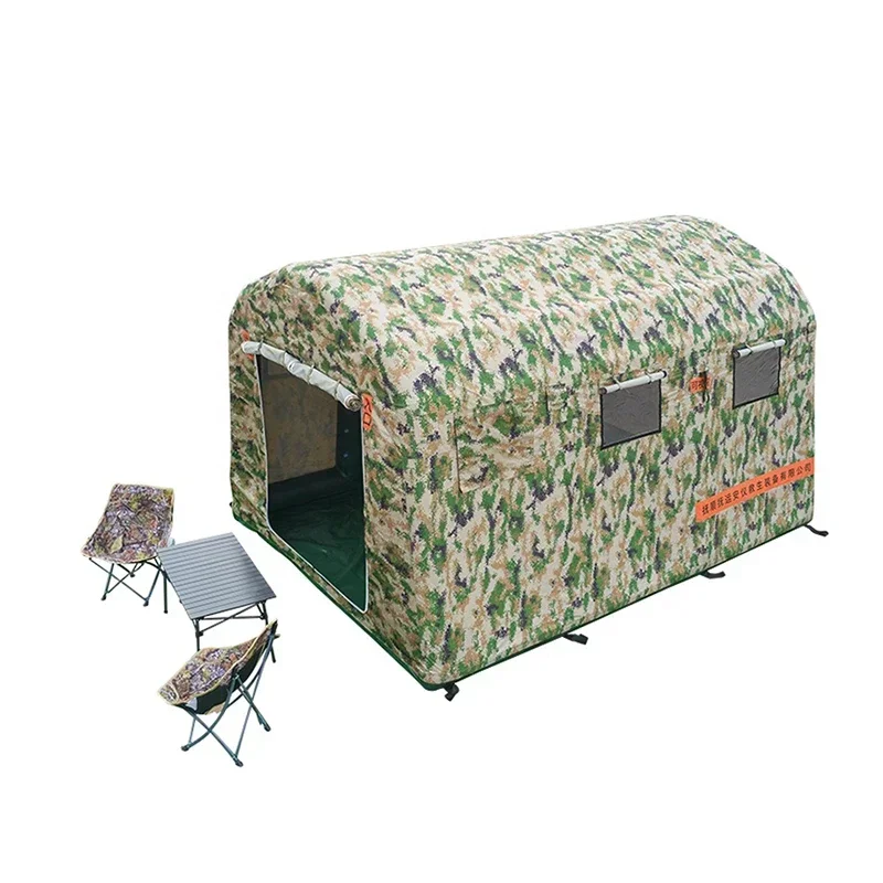 

Factory Cheap Price High Quality Waterproof Air Tight Portable Single Layer Inflatable Camping Tent