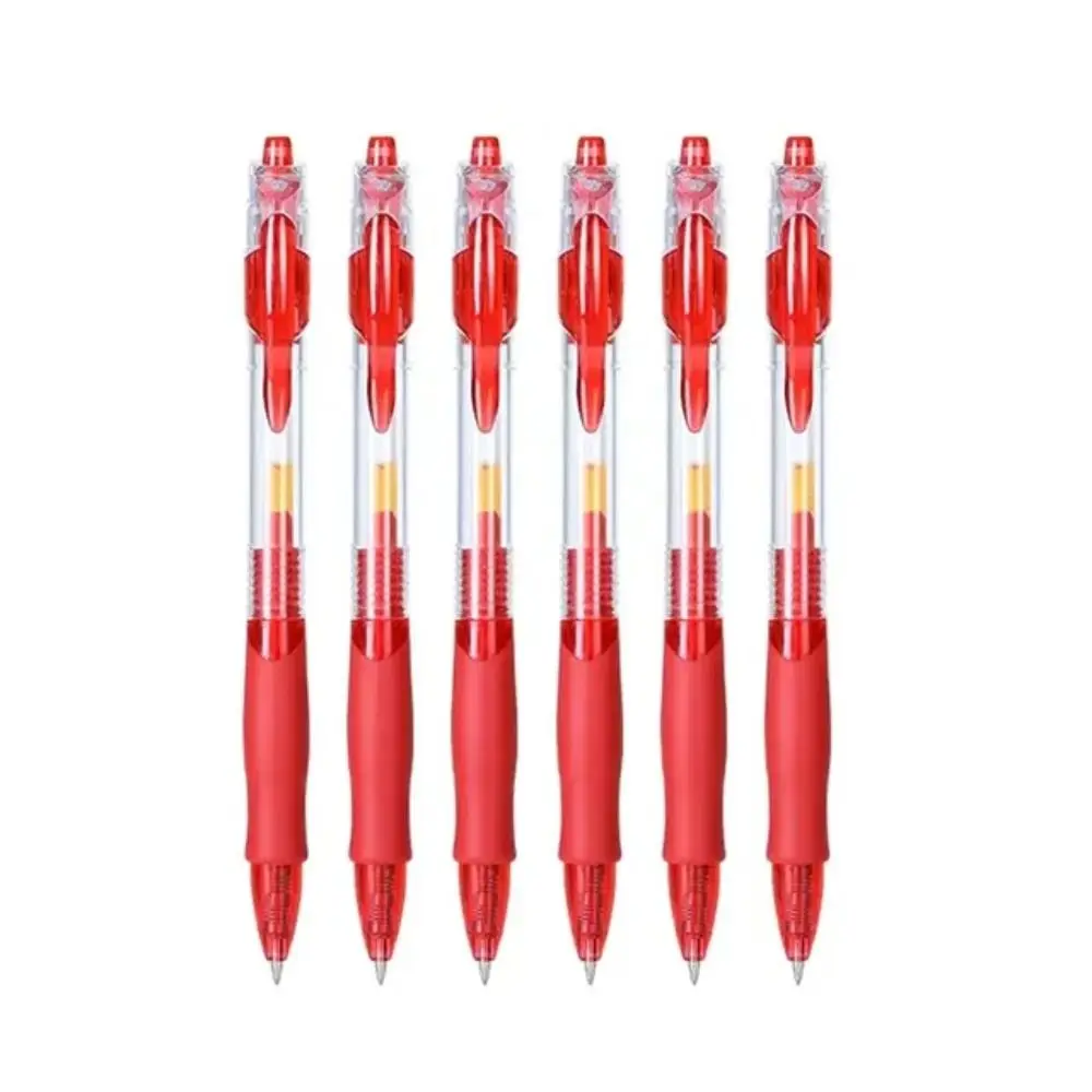 

Black/Red/Blue Retractable Pens Signature Examination Ink Ballpoint Pen Large Capacity Writing Gel Pens School Supplies