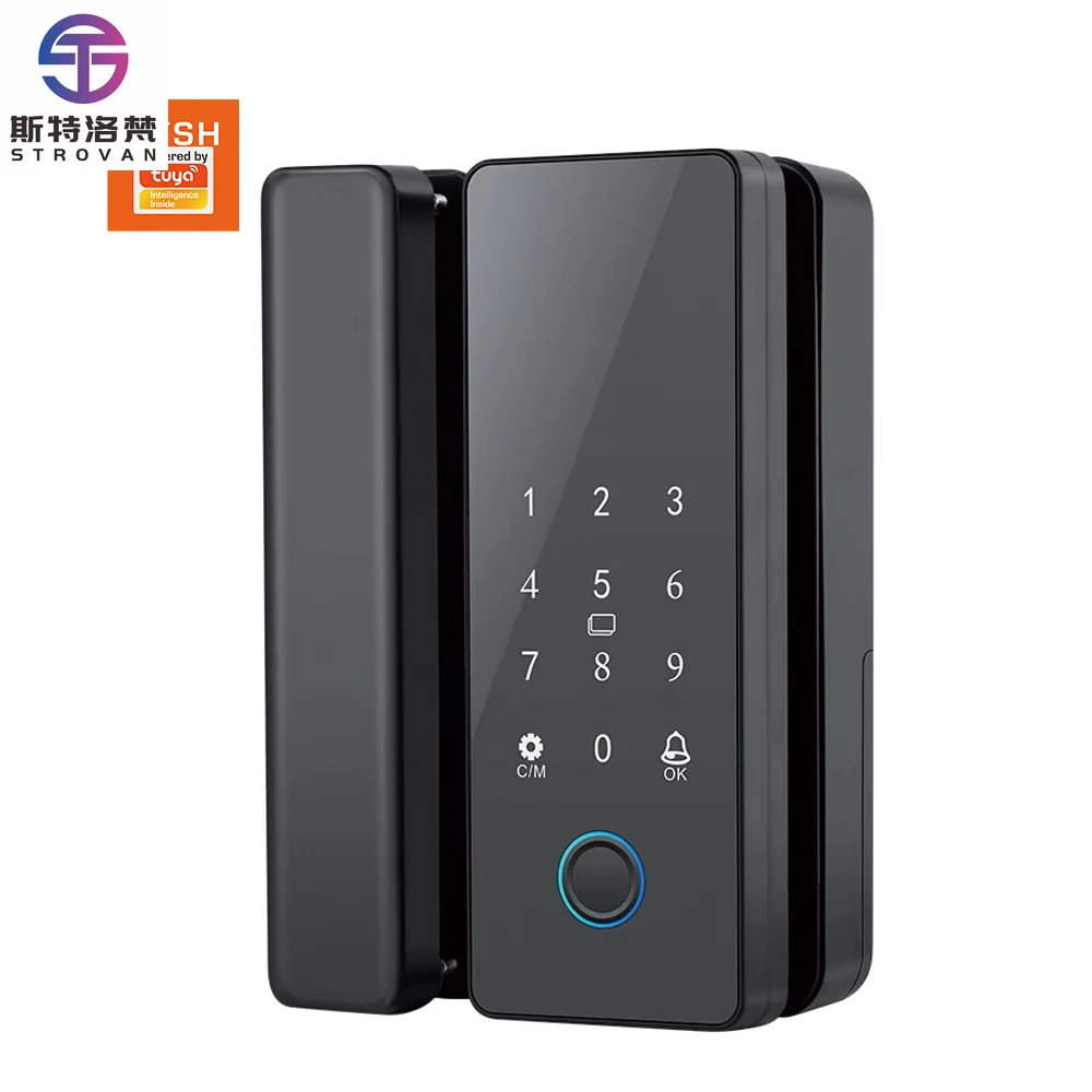 

STLF Tuya Cheap Top Selling Glass Door Keyless Lock Smart Lock for Glass Door Smart Lock for Office Security