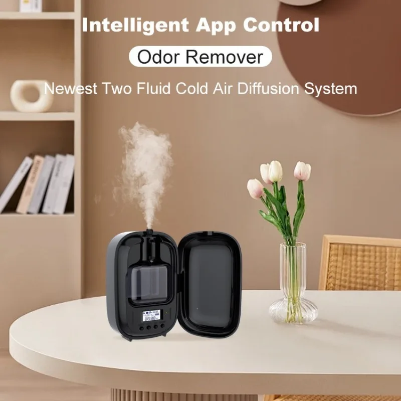 Portable Bluetooth Essential Oil Aroma Diffuser Waterless Fragrance Scent Machine with App Control for Home Office Hotel 150ml