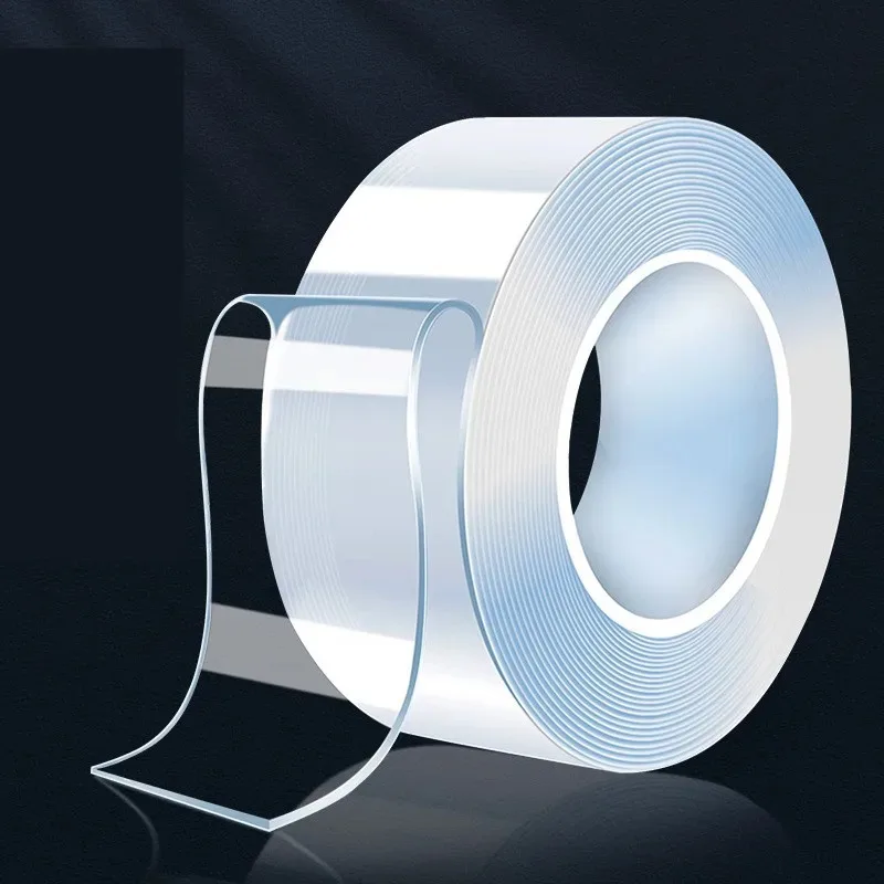 

1/3/5m Nano Tape Double-Sided Adhesive Tape Traceless Waterproof Tape For Bathroom Kitchen Sink Tap Gel Sticker