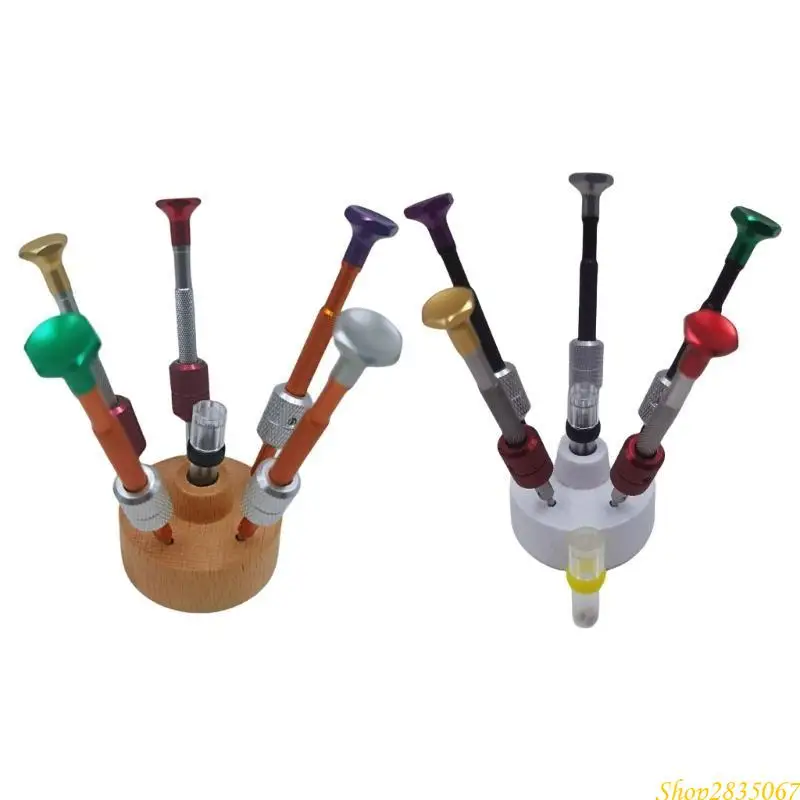 5Pcs Screwdriver Jewelers Screwdriver Set Watch Repair Screwdriver Tool 831F