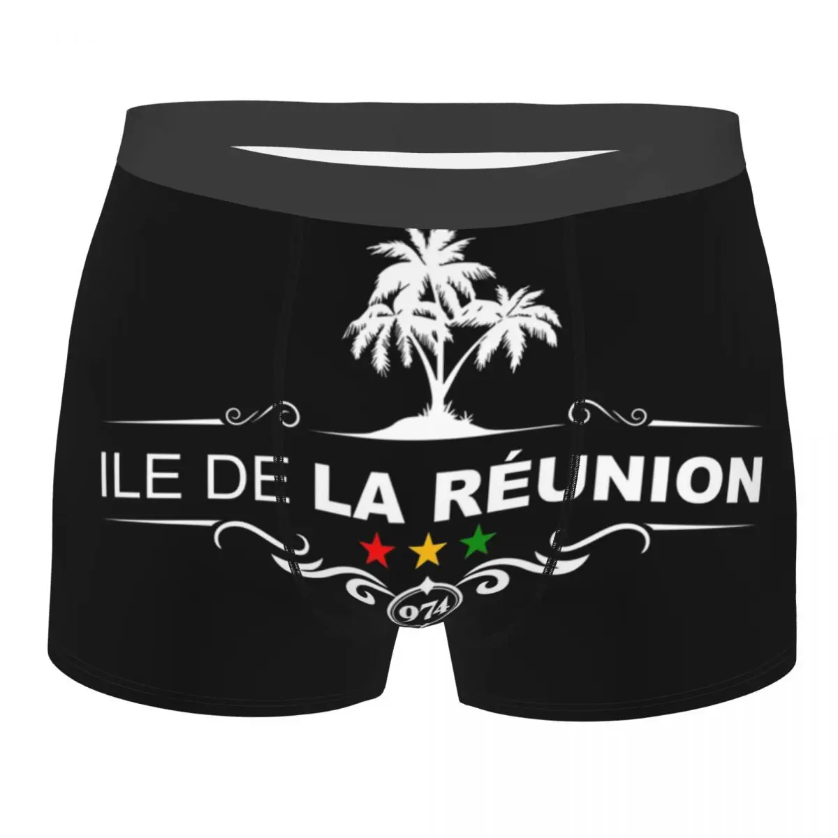

Fashion Reunion Island 974 Boxers Shorts Underpants Male Breathbale Briefs Underwear