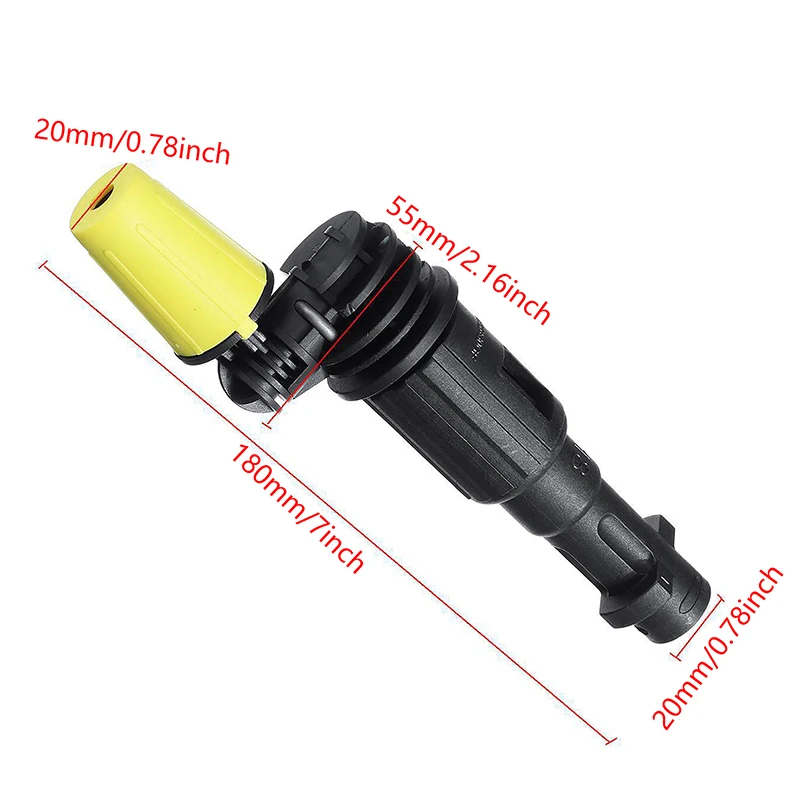 360°Gimbaled Spin Turbo Nozzle For Karcher High Pressure Water Guns Washer Cleaner Washing Motorcycle Car Accessories