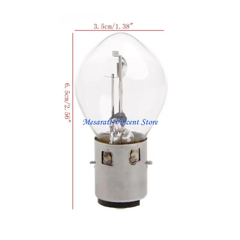 A70F Motorcycle Lamp 12V 35W 10A B35 BA20D ATV Moped Scooter Headlight Bulb