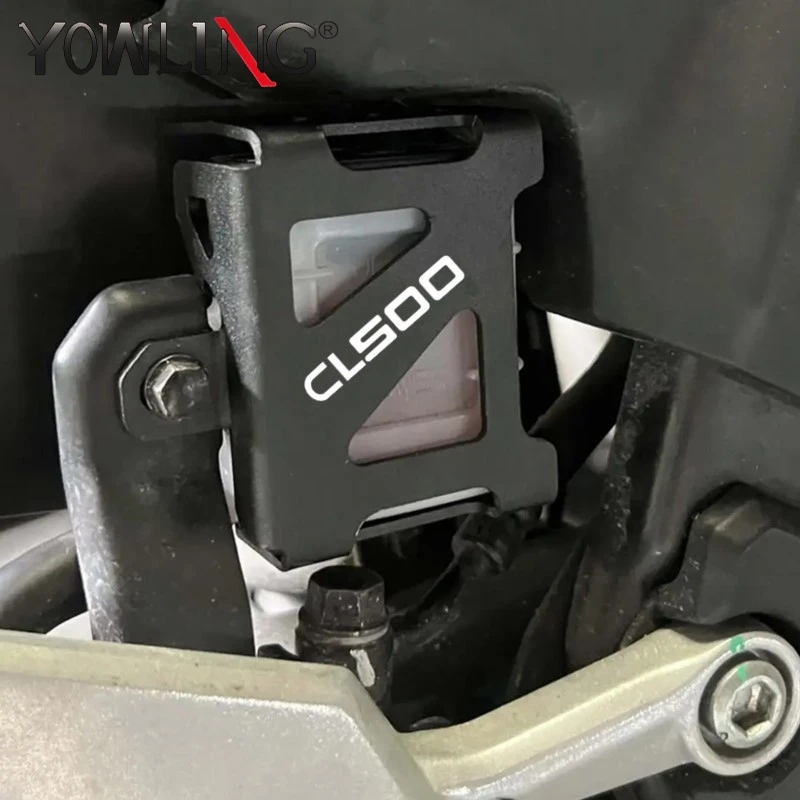 Motorcycle Accessories Rear Brake Fluid CL 300 500 Reservoir Cap Guard Cover Protector For HONDA CL300 CL500 2023-2024-2025-2026