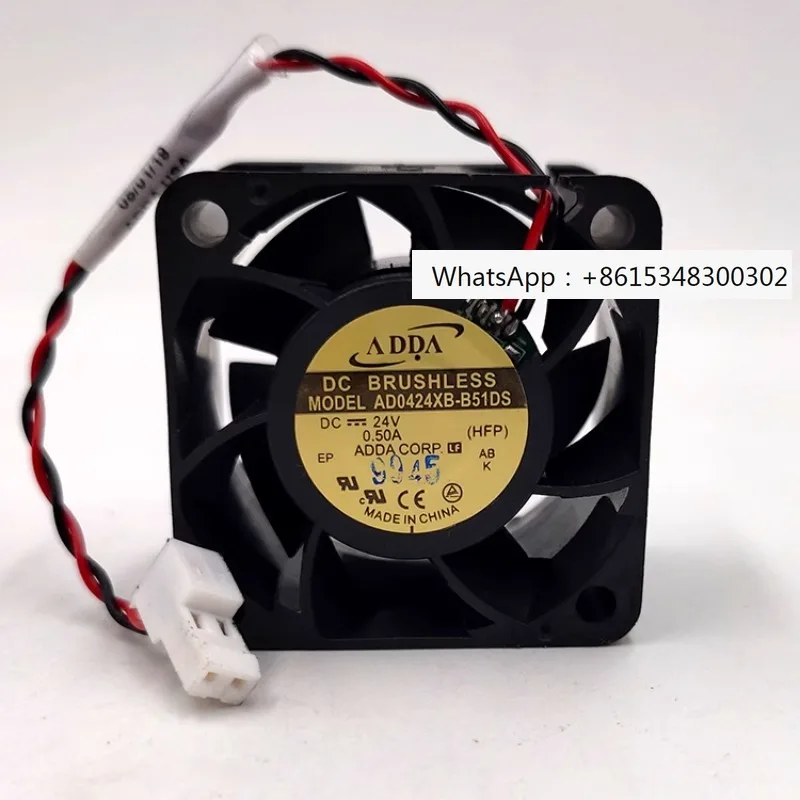 AD0424XB-B51DS ADDA frequency converter 24V0.50A 4028 4cm high airflow fan