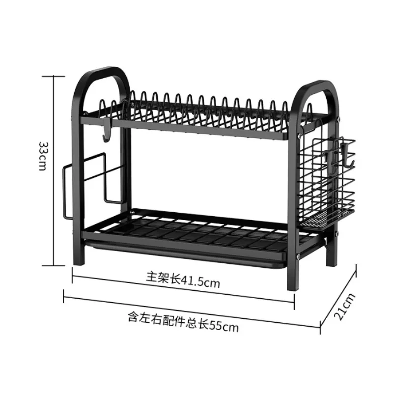 Custom Kitchen Multifunctional Storage Rack for Drying,Drain Rack, Bowl and Chopsticks Storage Box, Tool Dish Rack, Drain Rack