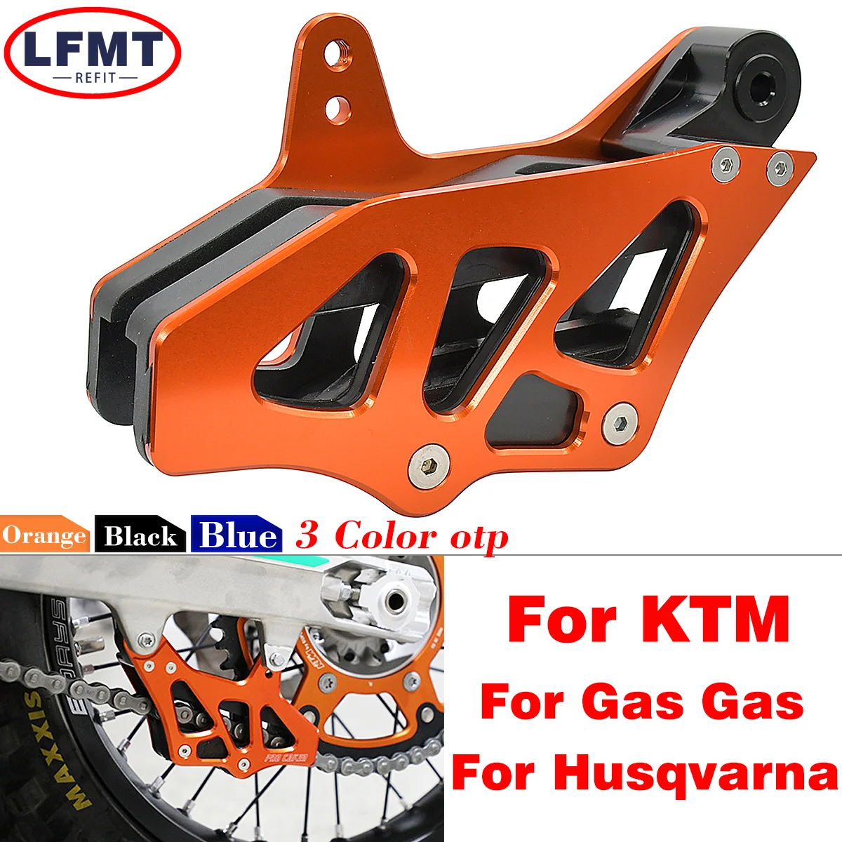 

For KTM SX SXF EXC EXCF XC XCW XCF SMC For Husqvarna FC TC FE TE FS FX TX 85 125-501 CNC Aluminum Chain Guide Guard 2014-2023