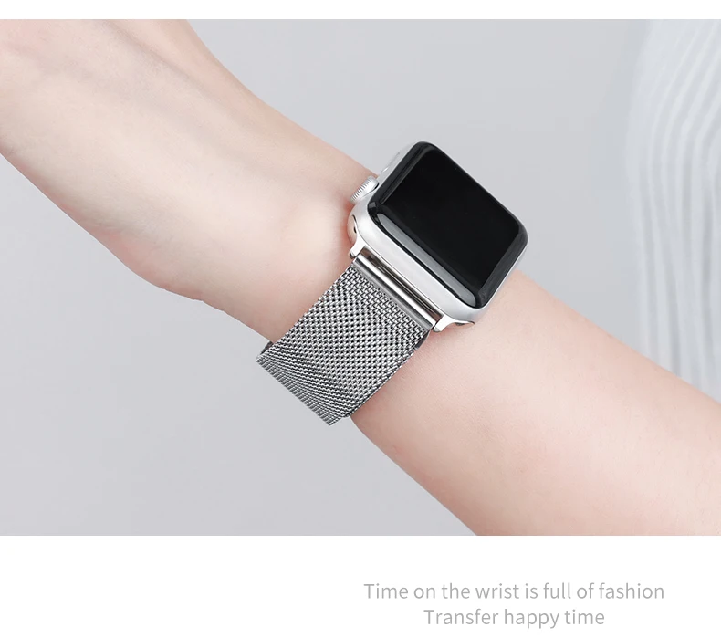 Luxuriöses Edelstahlarmband für Apple Watch Band 44 mm 40 mm 42 mm 38 mm Metall-Ersatzarmband für iWatch 8 7 6 5 SE 4 3 – Detail 1