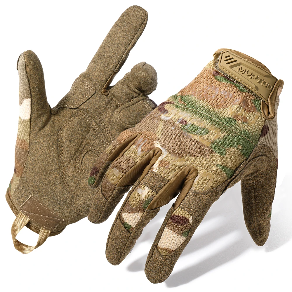 Männer Taktische Handschuhe Touchscreen Sport Outdoor Paintball Kampf Wandern Jagd Reiten Fahrrad Nicht-slip Atmungsaktive Radfahren Ausrüstung – Detail 13