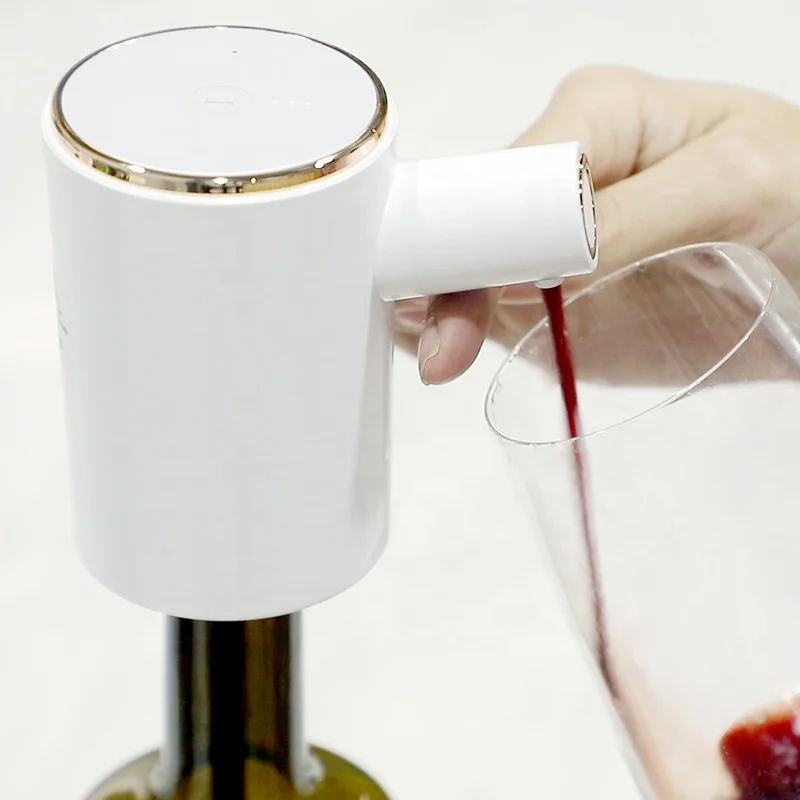 Portable USB Charging Electric Liquor Dispenser Custom Logo Automatic Wine Drink Dispenser Bar Gift