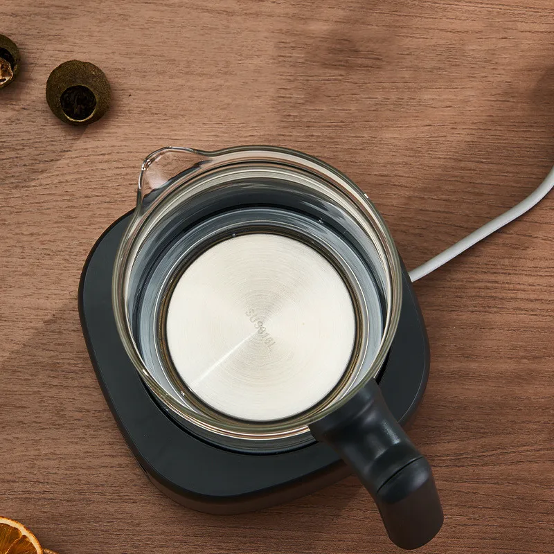 1.3L غلاية كهربائية بوير الشاي البخار رذاذ إبريق الشاي مكتب زجاج زهرة إبريق الشاي التحكم في درجة الحرارة غلاية صحية متعددة الوظائف #5