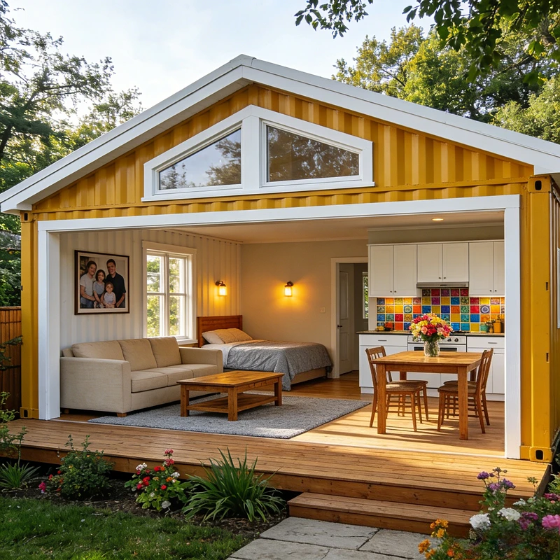Ready To Ship Expandable 20Ft 40Ft Prefabricated Container House Steel Material 3 4 5 Bedroom Prefab Tiny Home On Sale