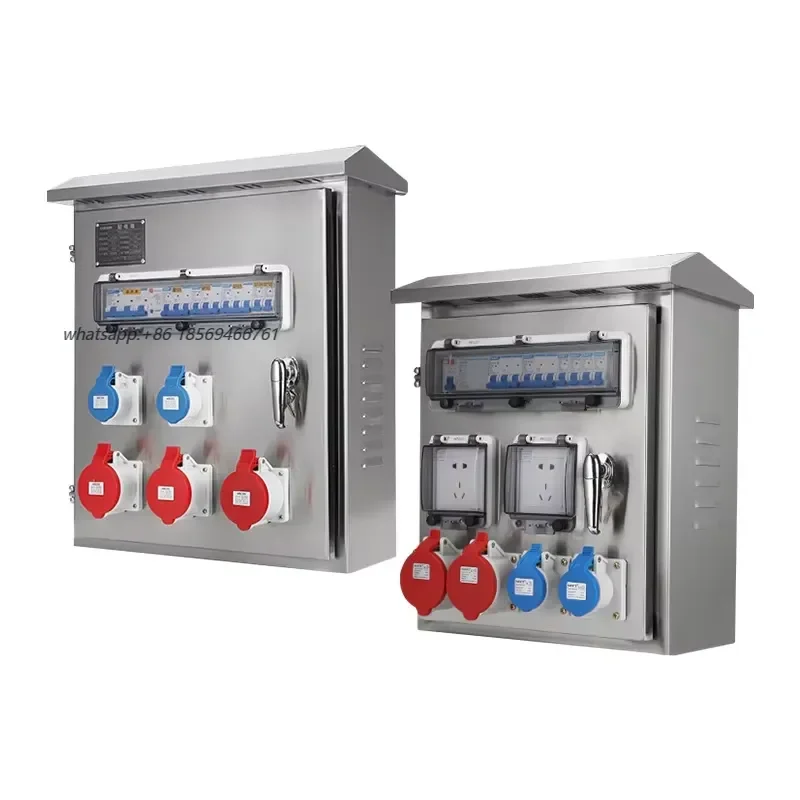 2026 FALIANG Wall-Mounted Steel Electrical Junction Box Industrial Plug Socket Distribution OEM Manufacturing Metal Enclosure