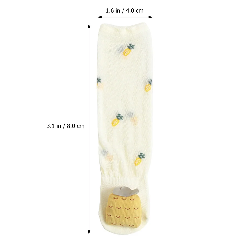 1Pair Baby Cotton Anti-Mosquito Socks Breathable Stretchy Infant Unisex Socks Soft Comfortable for Spring Summer