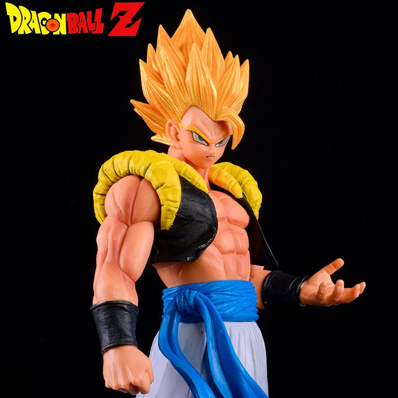 27CM Anime Dragon Ball Gogeta Figure Resolution of Soldiers Nero Standing Model Toy Gift Collection Aciton Figure Large Set Doll