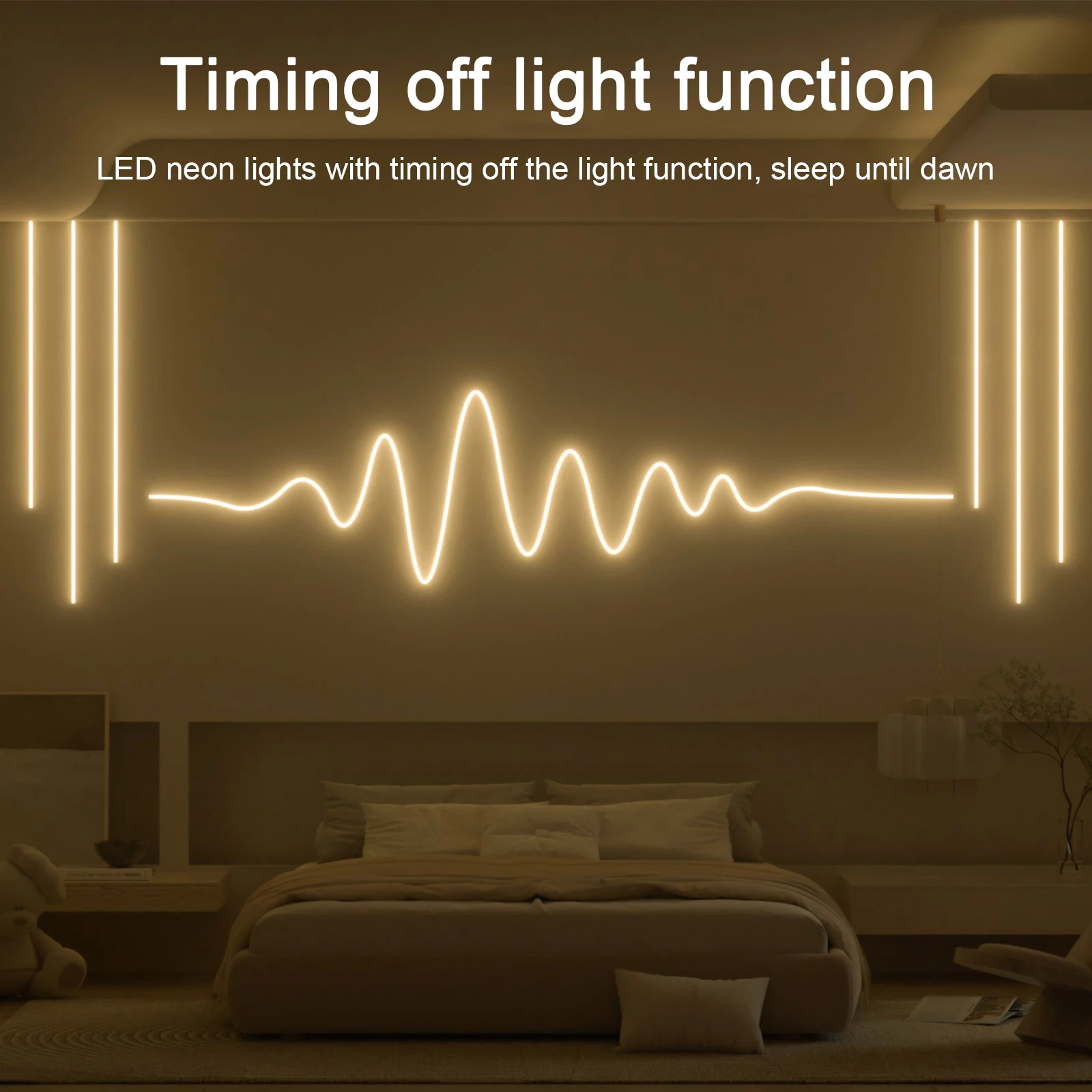 RGBIC Neon LED Strip Lights Silicone Neon Rope Light Smart APP Control Music Sync Dream Color Chasing Strip Tape for Room