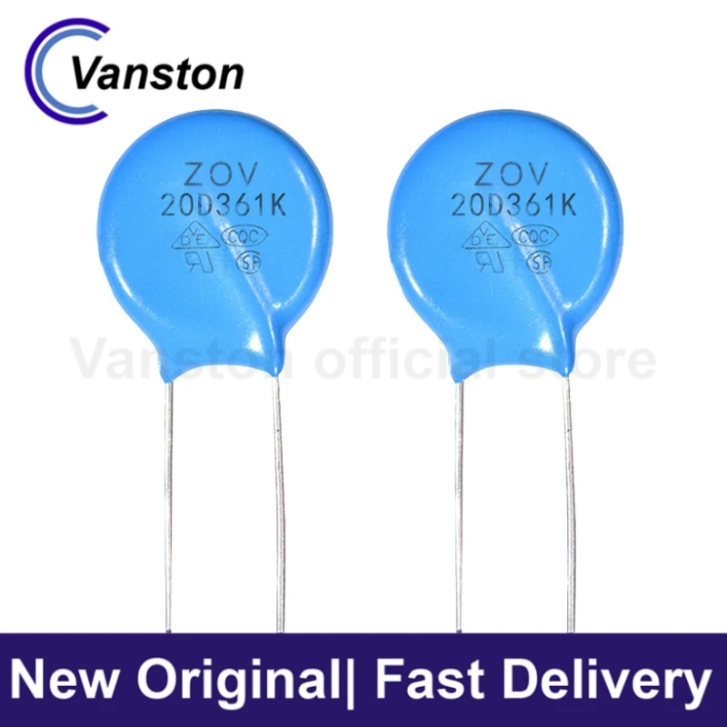 

5 шт. Варистор 20D361K 360 в диаметр 20 мм 20D-361K разъем чувствительный резистор напряжения