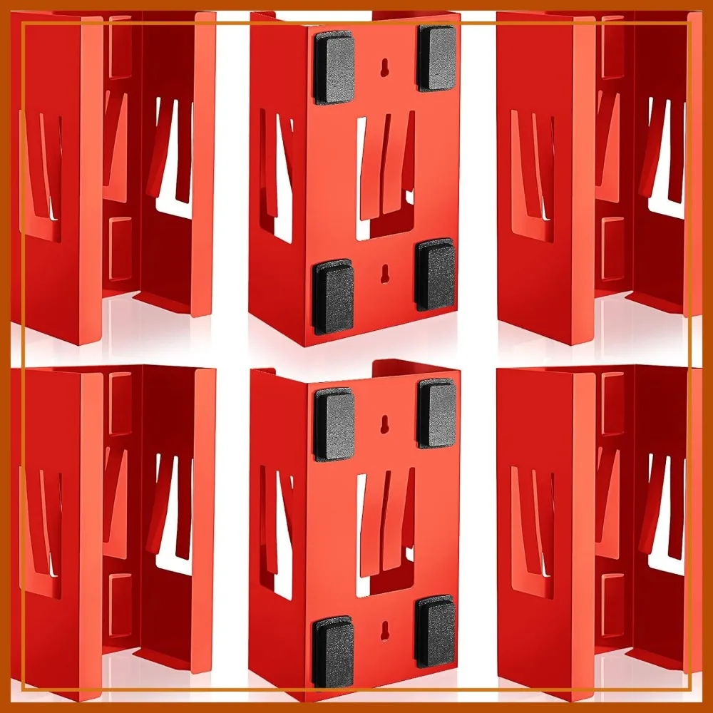 

6 Pack Magnetic Glove Dispenser Holder Wall Mount Box Organizer for Kitchen Workshop Garage