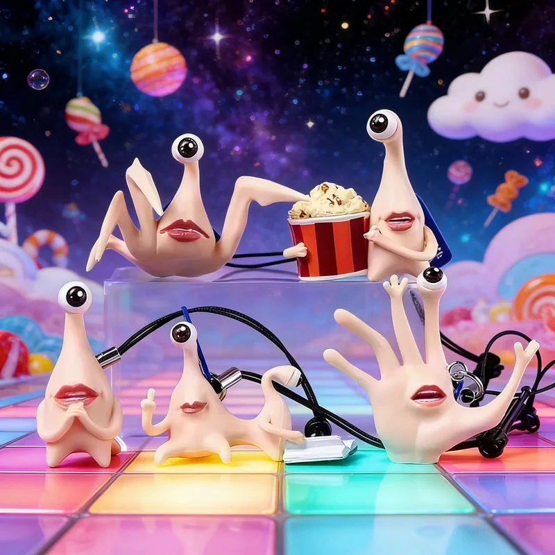 

Набор из 5 штук: Коллекционные мини-фигурки Parasyte Miggy Blind Box из ПВХ, милые модели-куклы, модные игрушки для детей, уникальные коллекционные предметы