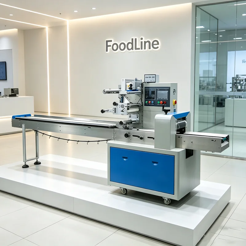Fully Automatic Horizontal Wrapping Flow Pack Packing Machine Pillow Packaging Machine with High Speed Stable Performance Custom