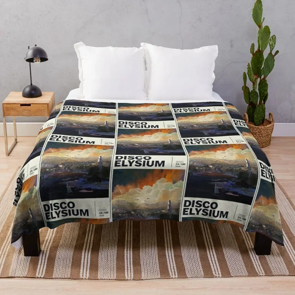 Disco Elysium Throw Blanket Blankets For Bed Weighted Plush Single Blankets