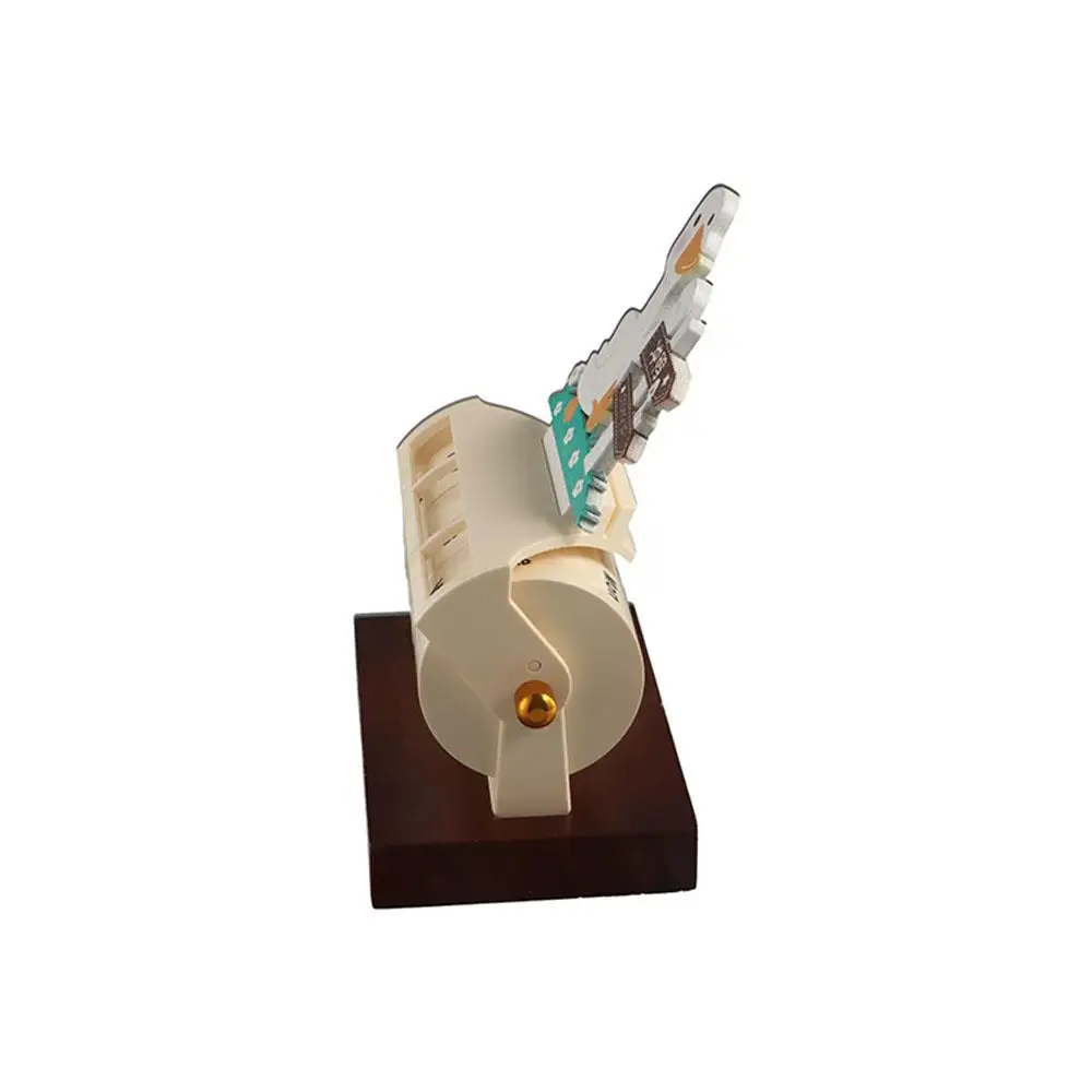 Miniature Art Ornament Perpetual Date Calendar Schedule Reminder Desktop Ornaments Rotating Desk Calendar Adjustable